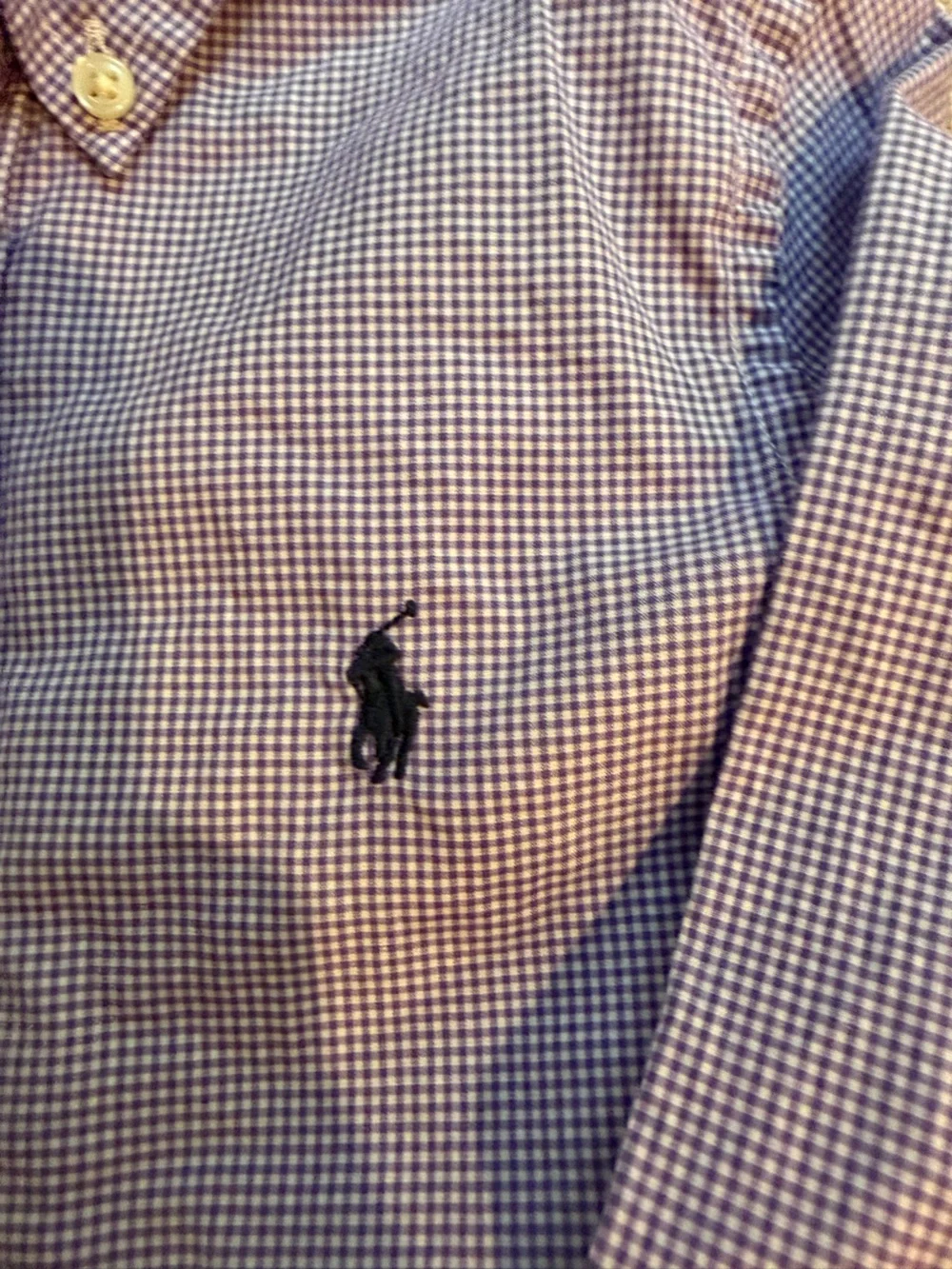 Polo Ralph Lauren Slim Fit Lavender Gingham Dress Shirt